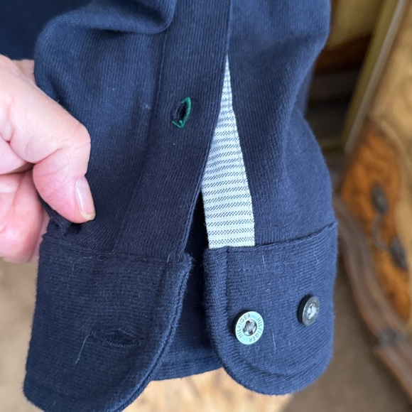 Men's Tommy Hilfiger FLX Navy Button-Down Shirt - Picture 6 of 9